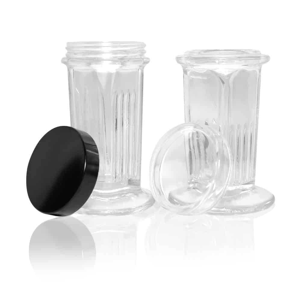 Mopec Coplin (Glass) Staining Jar with Plastic or Glass Cover