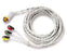 Vyaire Medical ECG Cable Set 1.25 m, 5 Lead, Clip Adapter 300 Series AAMI - 545318