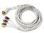 Vyaire Medical ECG Cable 1.25 m, 5 Lead, Snap Adapter 300 Series AAMI - 545328