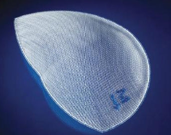 Davol 3DMAX laparoscopic inguinal hernia repair mesh Nonabsorbable Polypropylene Monofilament 5 X 7 Inch Large Style - 115312