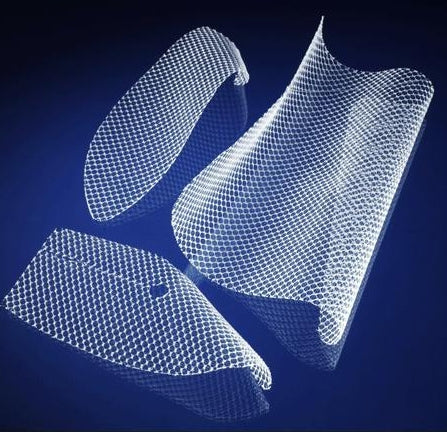 Davol Bard Soft Mesh inguinal hernia repair mesh Nonabsorbable Polypropylene Monofilament 4 X 6 Inch Rectangle with Keyhole Style - 117010