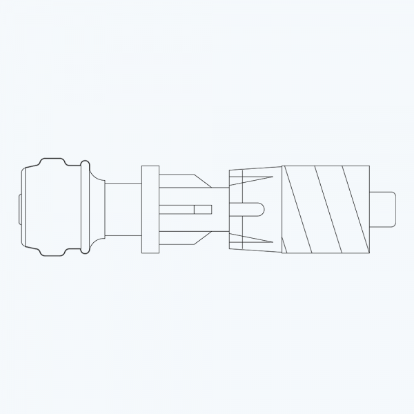Rotating Male Luer Lock Injection Cap