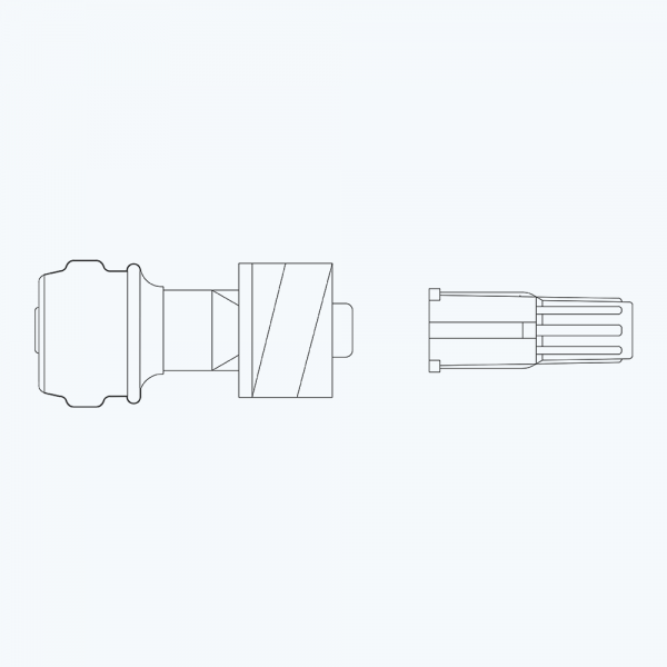 Male Luer Lock Injection Cap