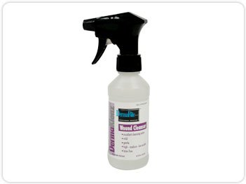 DermaRite Industries DermaKlenz Dermal Wound Cleanser 8 oz. Spray Bottle - 249