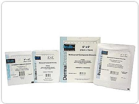 DermaRite Industries DermaDress Composite Dressing 6 X 6 Inch Gauze Sterile - 00277E