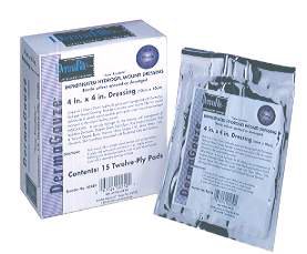 DermaRite Industries DermaGauze Hydrogel Dressing 2 X 2 Inch Sterile - 00240E