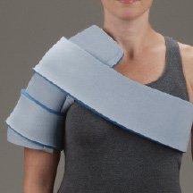 Deroyal - Hot / Cold Therapy Wrap DeRoyal Shoulder 13 X 47 Inch Laminated Foam / Plastic / Gel Reusable - 9381-10