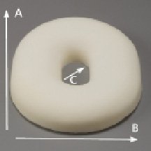 Deroyal Ring Cushion 12 Od X 2-1/2 Id X 14-1/2 D Inch Foam - M10-070-C