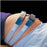 Deroyal Fetal Monitor Strap Abdominal, Blue Purr Foam, With Slot - M1132