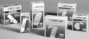 American White Cross - Adhesive Strip 2 X 4-1/2 Inch Fabric Rectangle Tan Sterile - 1565033