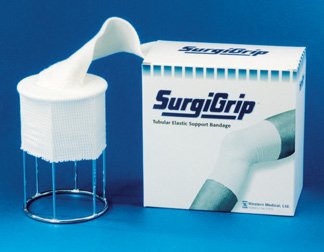 Surgigrip - Elastic Tubular Support Bandage 8 Inch X 11 Yard Medium Trunk 8 to 12 mmHg Pull On White NonSterile - GLK10