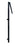 Detecto Scale Height Rod 1/2 W X 43 H Inch, Black / White, Steel, 1/4 In Graduation, 3P Wall-Mount - 3PHTROD-W