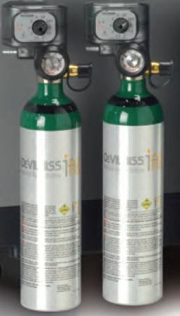 DeVilbiss iFill - Oxygen Cylinder Size E Aluminum - 535D-E-870