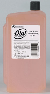 Lagasse Dial Shampoo and Body Wash 1 Liter Refill Bottle Peach Scent - DIA04029