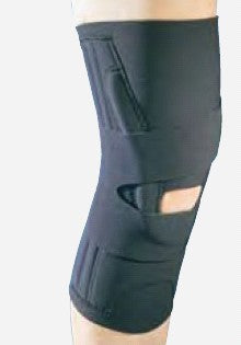ProCare - Lateral Knee Stabilizer 3X-Large Hook and Loop Strap Closure 29-1/2 to 32 Inch Thigh Circumference / 21 to 31 Inch Knee Circumference / 22 to 24 Inch Calf Circumference Right Knee - 79-94469-10