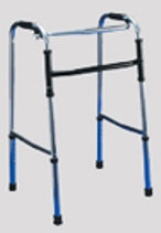 ProCare - Single Release Walker Adjustable Height Aluminum Frame 300 lbs. Weight Capacity 32 to 40 Inch Height - 79-91090
