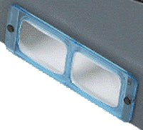 Donegan Optical Optivisor Lens Plate 2X Magnification, 10 Inch Working Distance Headband Visor - LP-4
