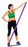 Donovan Industries Resist-A-Band Exercise Resistance Band White 5 Foot Length Light Resistance - LXB5835R