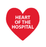 Healthmark PPE Decals, Red Heart of the Hospital - 3" x 3" in, 50 Per Pack - HMK-HRT-33
