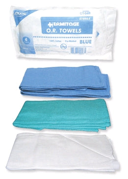 Dukal O.R. Towel 17 W X 27 L Inch Blue Sterile - CT-04B