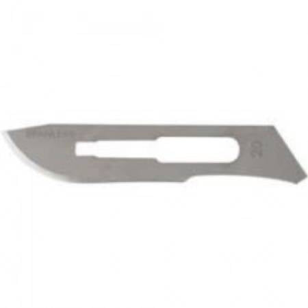 Dynarex Medicut Surgical Blade Stainless Steel Size 20 Sterile Disposable Individually Wrapped - 4140