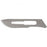 Dynarex Medicut Surgical Blade Stainless Steel Size 20 Sterile Disposable Individually Wrapped - 4140