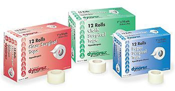 Dynarex Dynarex Medical Tape Porous 2 Inch X 10 Yard Transparent NonSterile - 3573