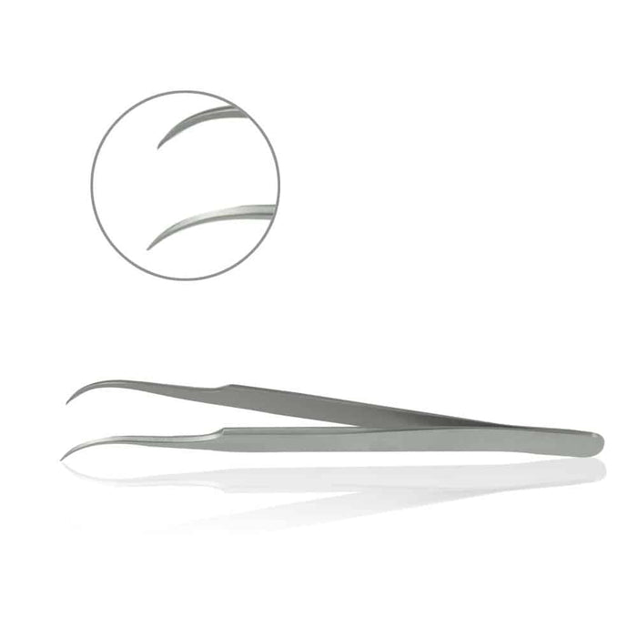 Mopec Forceps, Delicate Tissue, Curved Tip
