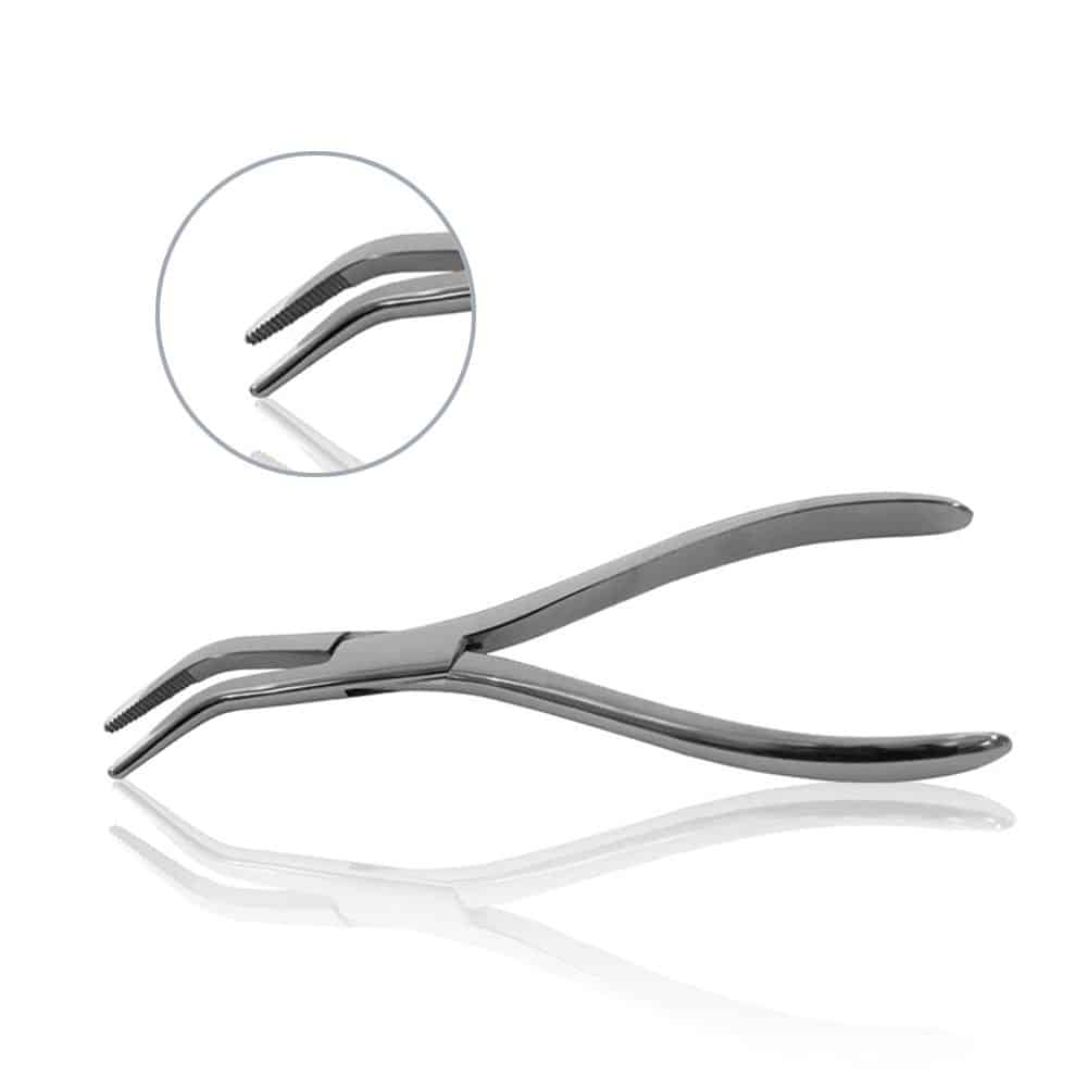 Mopec Forceps, Dura-Strip, Serrated, 8.5″ – AG001