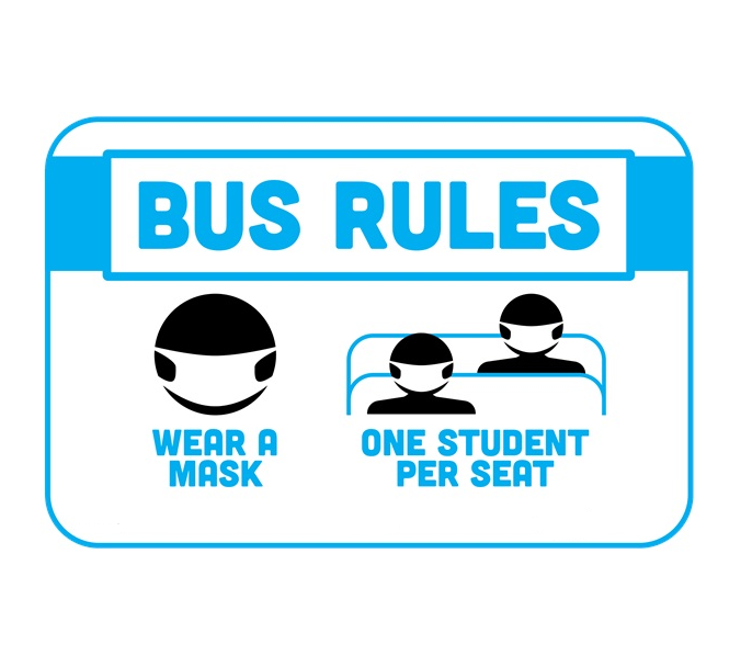 BeSafe Messaging Education Wall Decals - Blue & White, 6" x 9", Pack of 3