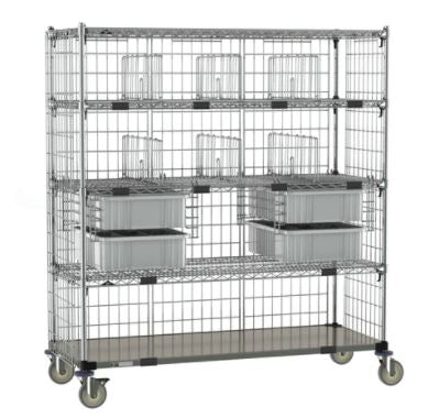 Metro Crash Super Adjustable Super Erecta Deluxe Par Level Carts