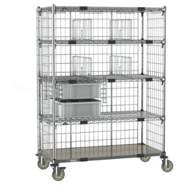 Metro Crash Super Adjustable Super Erecta Deluxe Par Level Carts