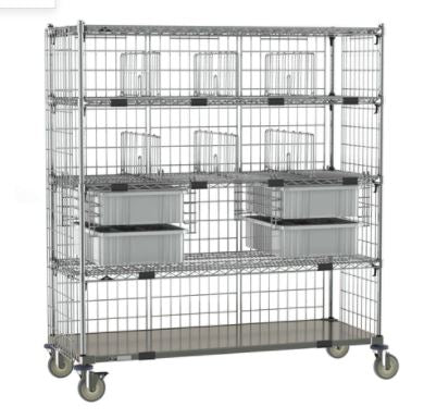 Metro Crash Super Adjustable Super Erecta Deluxe Par Level Carts