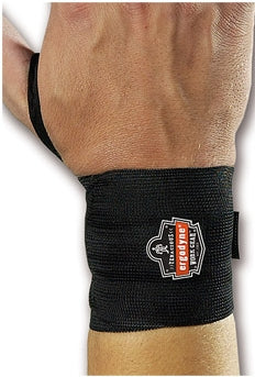 Ergodyne Ergodyne 420 Wrist Wrap Elastic Left or Right Hand Black Large / X-Large - 72224