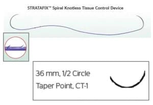 Monocryl Plus - Suture with Needle Absorbable Uncoated Undyed Suture Poliglecaprone 25 with Irgacare MP Suture Size 2 - 0 70 cm Suture 1-Needle 36 mm Length 1/2 Circle Taper Point Needle - SXMP1B414