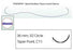 J & J Healthcare Systems Monocryl Plus Suture with Needle Absorbable Uncoated Undyed Suture Poliglecaprone 25 with Irgacare MP Suture Size 2-0 70 cm Suture 1-Needle 36 mm Length 1/2 Circle Taper Point Needle - SXMP1B414