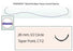 Monocryl Plus - Suture with Needle Absorbable Uncoated Undyed Suture Poliglecaprone 25 with Irgacare MP Suture Size 2 - 0 15 cm Suture 1-Needle 26 mm Length 1/2 Circle Taper Point Needle - SXMP1B415