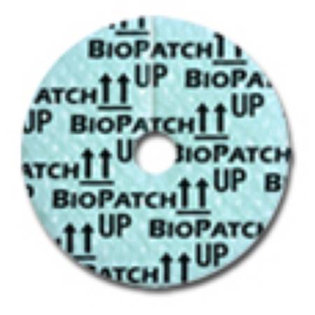 J & J Healthcare Systems Biopatch Hemostatic IV Dressing 1 Inch Disk With 4.0mm Center Hole Round - 4150