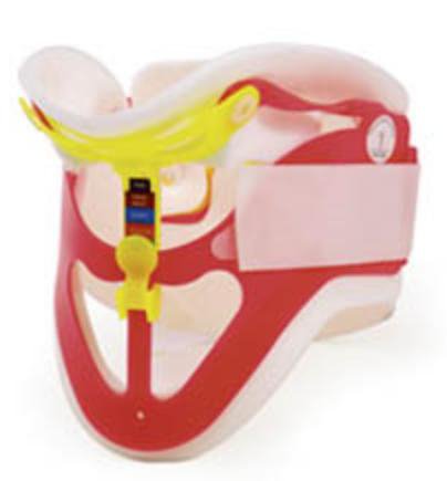 Wizloc - Extrication Cervical Collar Preformed Pediatric / Adult One Size Fits Most One-Piece / Trachea Opening 7 Inch Height 27 Inch Length - 0822074