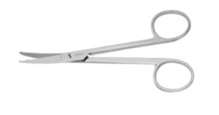 Teleflex Medical - Stitch Scissors Spencer 3-1/2 Inch Length Stainless Steel Finger Ring Handle Straight Blunt Tip / Blunt Tip - 520135