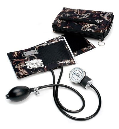 Prestige Medical - Aneroid Sphygmomanometer Unit 2-Tubes Adult Large Cuff - 882-NAV