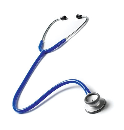 Prestige Medical Clinical Lite Classic Stethoscope Black 1-Tube Double Sided Chestpiece - 121