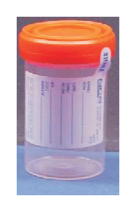 PANTek Technologies - Specimen Container 53 mm Opening 120 mL (4 oz.) Screw Cap Patient Information Sterile - 242916
