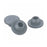 PANTek Technologies - Ultra Pure Straight Plug 0.7 I.D. X 1.3 cm O.D., Gray, Autoclavable, 47 Shore A Hardness For Lyophilization - W224100-400