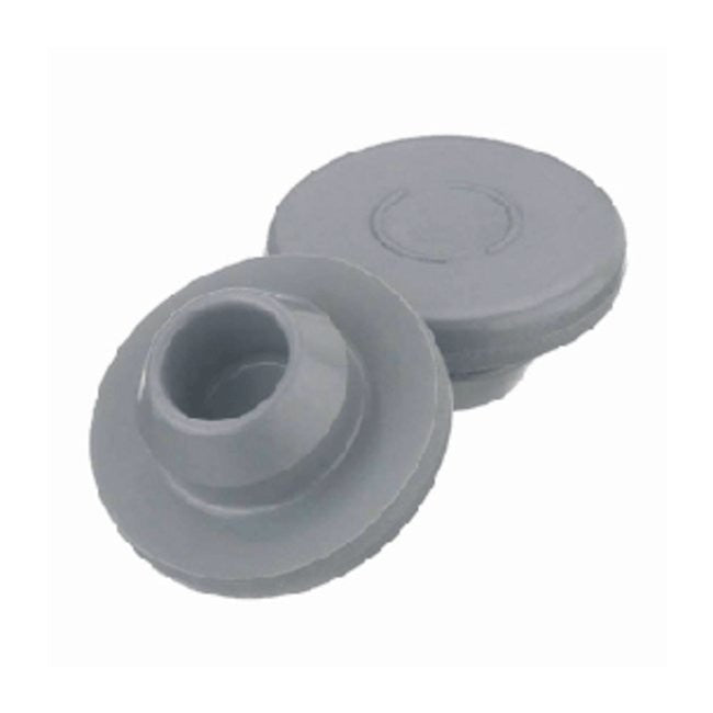 Wheaton - Rubber Stopper 7 X 13 mm, Grey For Vials, Serum Bottles - W224100-081