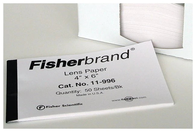 Fisherbrand - Lens Cleaning Paper Book of 6 X 8 Inch Sheets - 11995