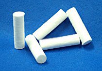 First Aid Fabco Cotton Dental Roll Cotton 3/8 X 1-1/2 Inch Cylindrical Sterile - 34911510