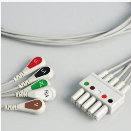 Fukuda Denshi - 5 Lead Cable Unshielded, 0.9 Meter For use Wth ECG System - L14-05-29S