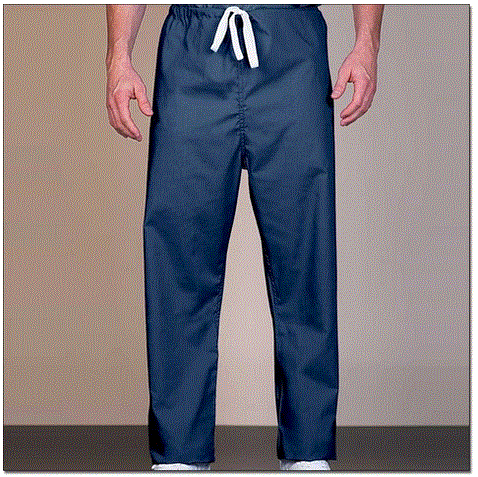 Fashion Seal Uniforms Scrub Pants 2X-Large Navy Blue Unisex - 895-2XL