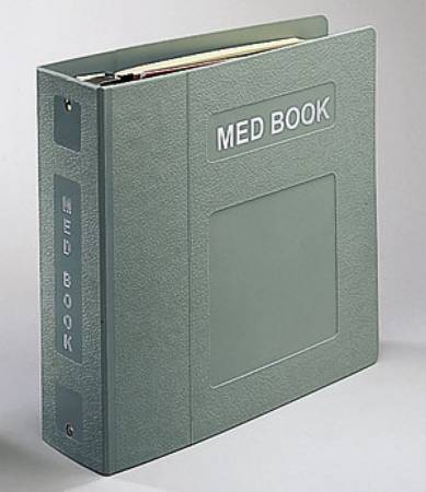 First Healthcare - Prefilled Binder 3 Ring Navy Blue Side Opening - M115402-36